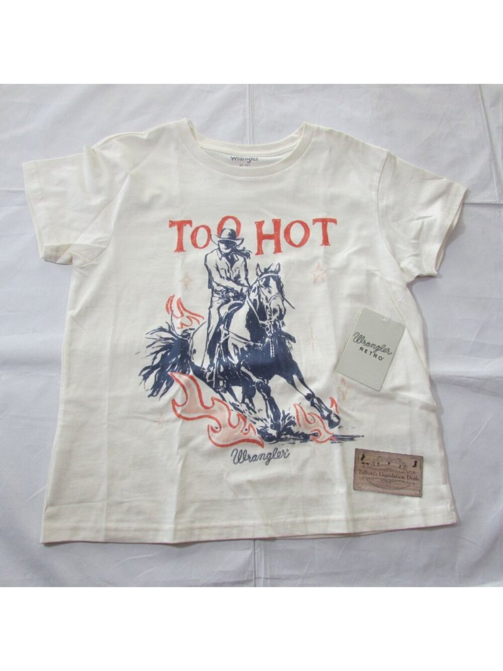 Wrangler Retro Women's Short Sleeve Too Hot Graphic T-Shirt 112372985